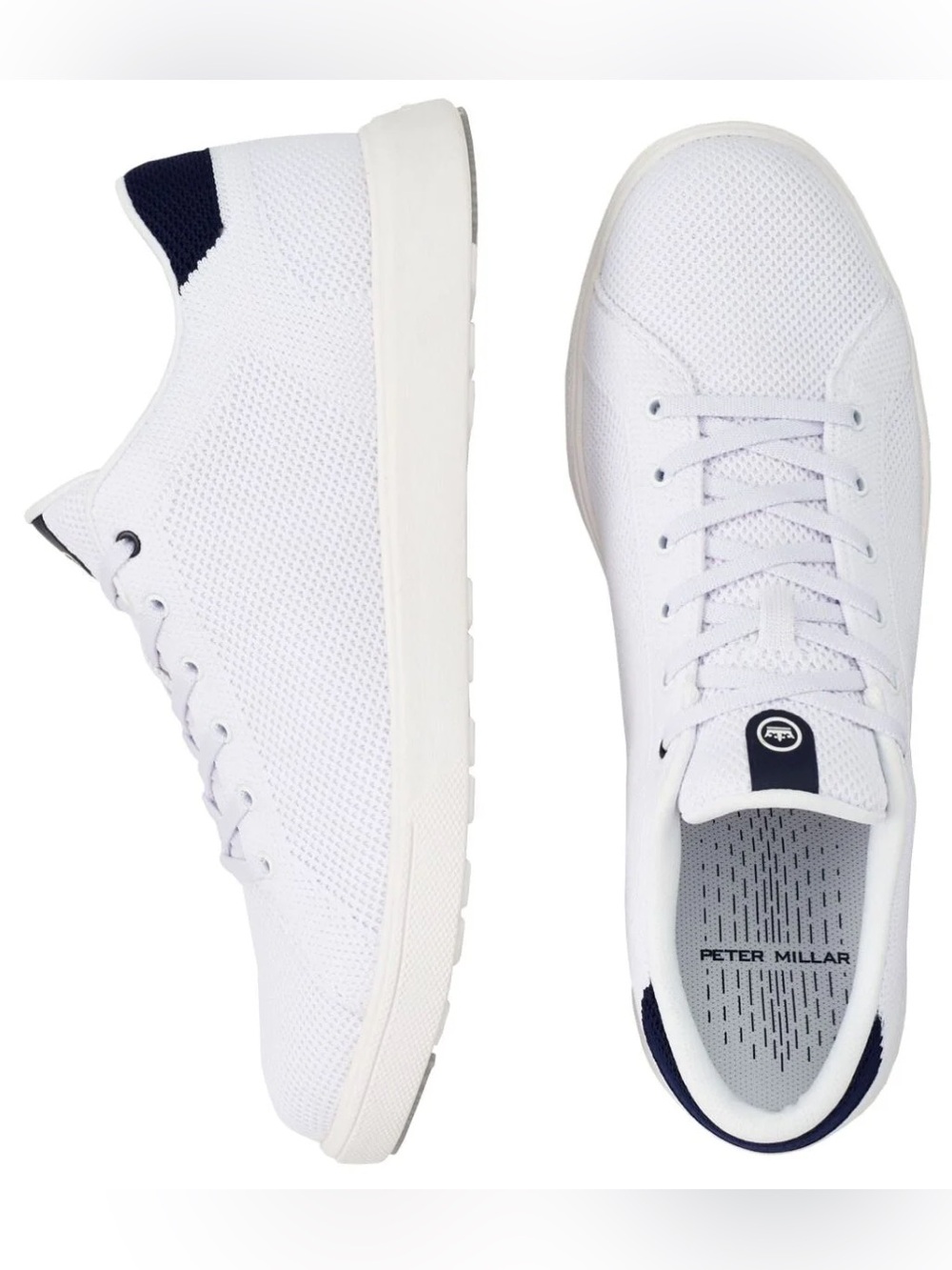 Peter Millar Drift V2 Sneakers White Men Size 13